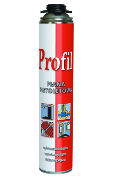Piana pistoletowa Profil 750 ml niskoprężna do montażu i uszczelnień